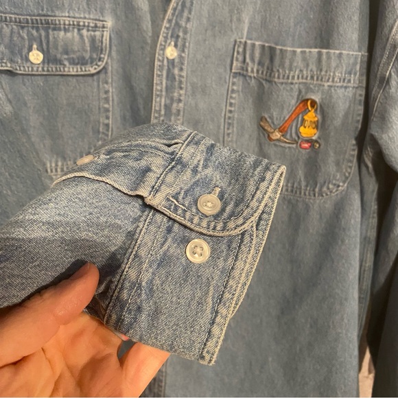 Disney store XL denim button down - Picture 8 of 11
